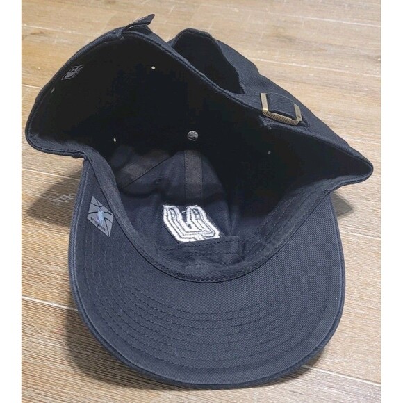 San Antonio Spurs NBA Clean Up Strapback Baseball Cap Dad Hat - Picture 4 of 6